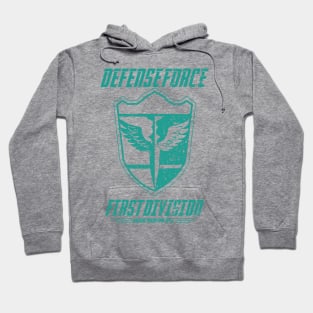 KAIJU No 8: DEFENSE FORCE FIRST DIVISION (GRUNGE STYLE) Hoodie